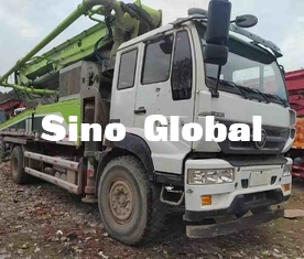 Sinotruk Şasi 1370mm Besleme Yüksekliği ile Kullanılan Zoomlion Beton Pompası Kamyon 37M
