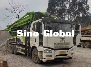 FAW Şasi ile 287KW Güç Kullanılmış Beton Pompası Kamyon 49M Dikey Erişim
