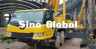 50 Ton Kullanılmış Kamyon Vinç XCMG QY50KA 100km Başına 40L Yağ Tüketimi