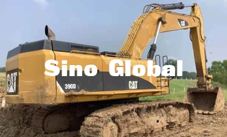 390KW Kullanılmış Paletli Ekskavatör Caterpillar 390D 1240L Yakıt Deposu Kapasitesi