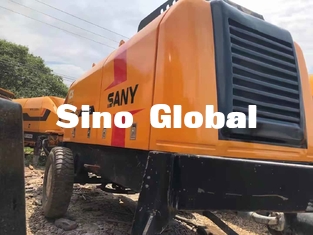 Elektrikli Kullanılmış Beton Römork Pompası Sany HBT6013 90KW Nominal Güç