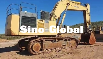 514KW Güç Kullanılmış Paletli Ekskavatör Komatsu 1250 Model 170mm Strok