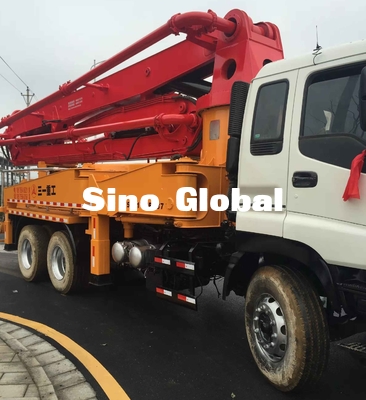 37 Metre Kullanılmış Beton Pompası Kamyonu 100m³/H 8.3mpa 12mpa Basınç