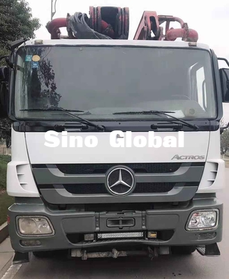 Bom Kullanılmış Beton Pompası Kamyonu 46m / 4 Bölüm 125mm Boru CE Belgesi