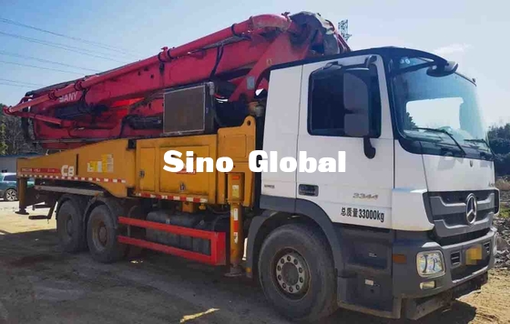 5 Bomlu İkinci El Beton Pompası Kamyonu 47m Mercedes Benz Şasili