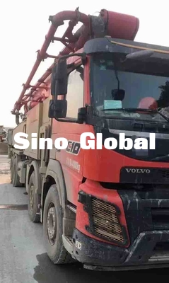 Sany 56m Volvo Şasili 172 M³/H Çıkışlı İkinci El Beton Pompası Kamyonu
