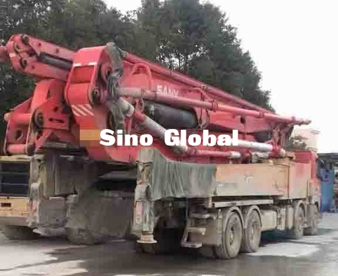 Sany 56m Volvo Şasili 172 M³/H Çıkışlı İkinci El Beton Pompası Kamyonu