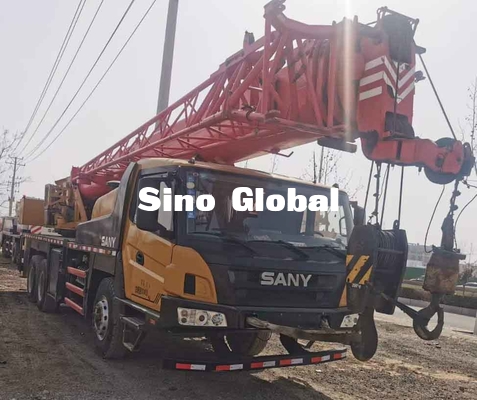 STC200C5 Kullanılmış Kamyon Vinç, Sany 20 Ton Kamyon Vinç 80km / H Hız