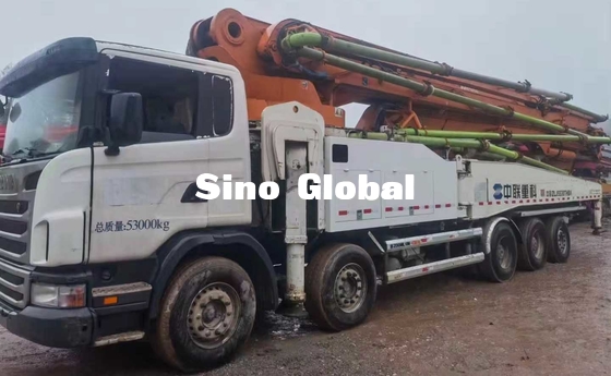 Zoomlion 63M Scania Şasili Model 2013 Kullanılmış Beton Pompası Kamyonu