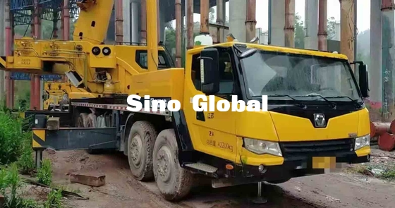 50 Ton Kullanılmış Kamyon Vinç XCMG QY50KA 100km Başına 40L Yağ Tüketimi