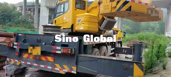 50 Ton Kullanılmış Kamyon Vinç XCMG QY50KA 100km Başına 40L Yağ Tüketimi