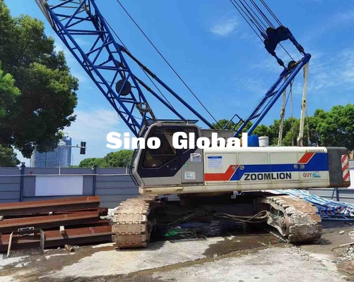 Zoomlion Marka Paletli Vinç 70 Ton QUY70 Model 61 Ton Ağırlık