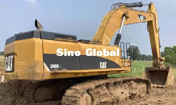 390KW Kullanılmış Paletli Ekskavatör Caterpillar 390D 1240L Yakıt Deposu Kapasitesi