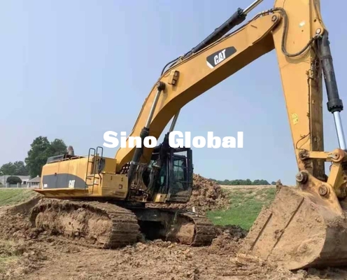 390KW Kullanılmış Paletli Ekskavatör Caterpillar 390D 1240L Yakıt Deposu Kapasitesi