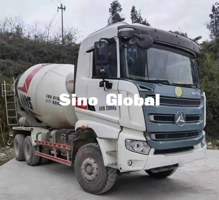 12M³ Kullanılmış Beton Mikser Kamyonu Sany SY312C-6W 257 KW Nominal Güç