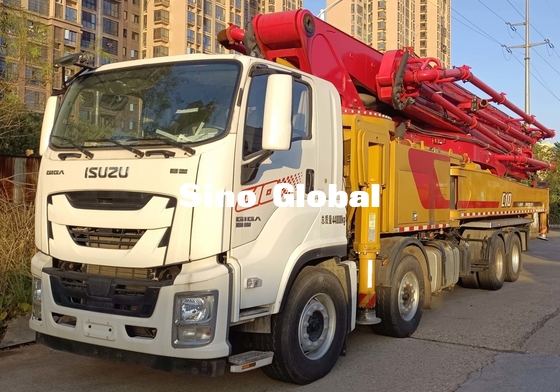 Isuzu Şasili Yeni Sany 49M Kamyona Monte Beton Pompası