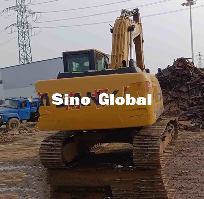Sany SY215C Kullanılmış Paletli Ekskavatör 128kw / 2000rpm Motor Gücü