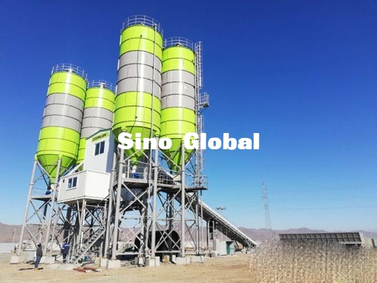 Kurulu Güç 100KW ile Zoomlion Marka HZS60P Santrali