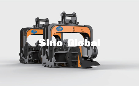Komatsu Sany CAT Ekskavatörler için Sino Global Hidrolik Kazık Çekici